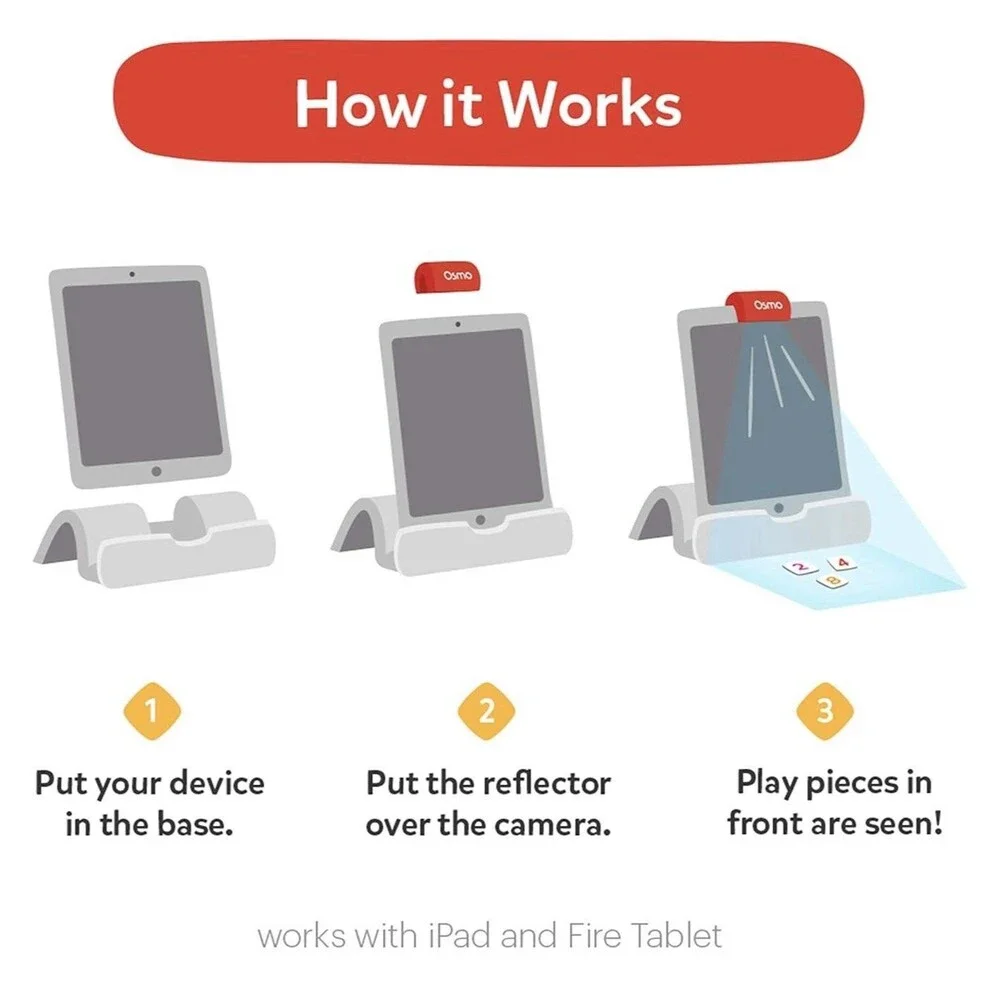 Osmo Math Wizard & The Secrets Of The Dragons - iPad/Fire Tablet - Ages 6-8